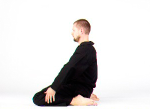 Sitting in Seiza position